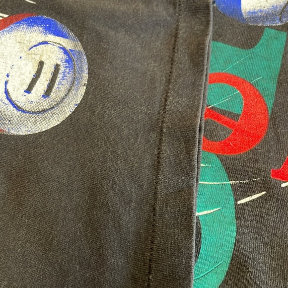 VINTAGE 90's BUDWEISER "BILLIARDS AND BALLS"
ALL OVER PRINT T-SHIRT Size XL. - Picture 8 of 11